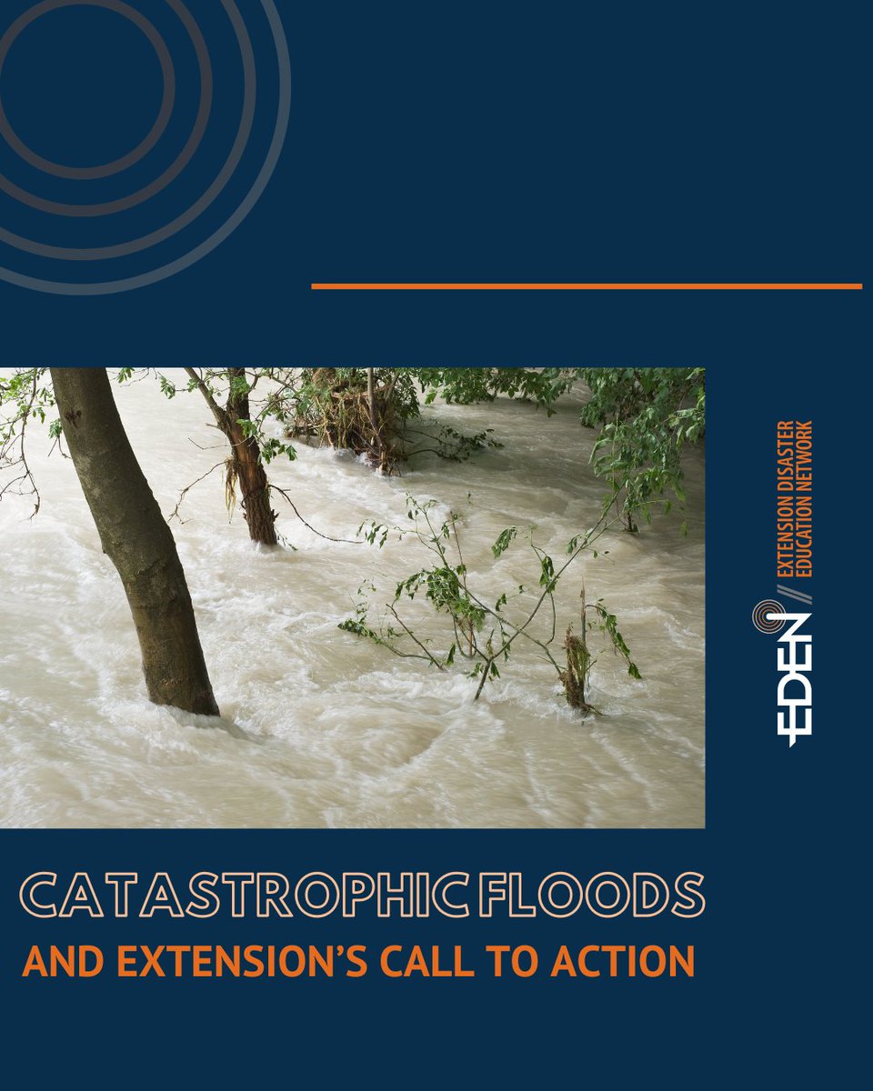 ExtDisasterEd's tweet image. When catastrophic floods hit, Extension answers the call.

Discover how Extension professionals nationwide are helping communities prepare, respond, and recover

🔗 hubs.li/Q03Q7TPp0