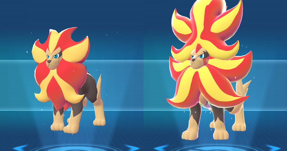 HiddenPowerPod's tweet image. Here&apos;s what Mega Pyroar looks like in Pokemon Legends Z-A. 

Would you change anything about this design?