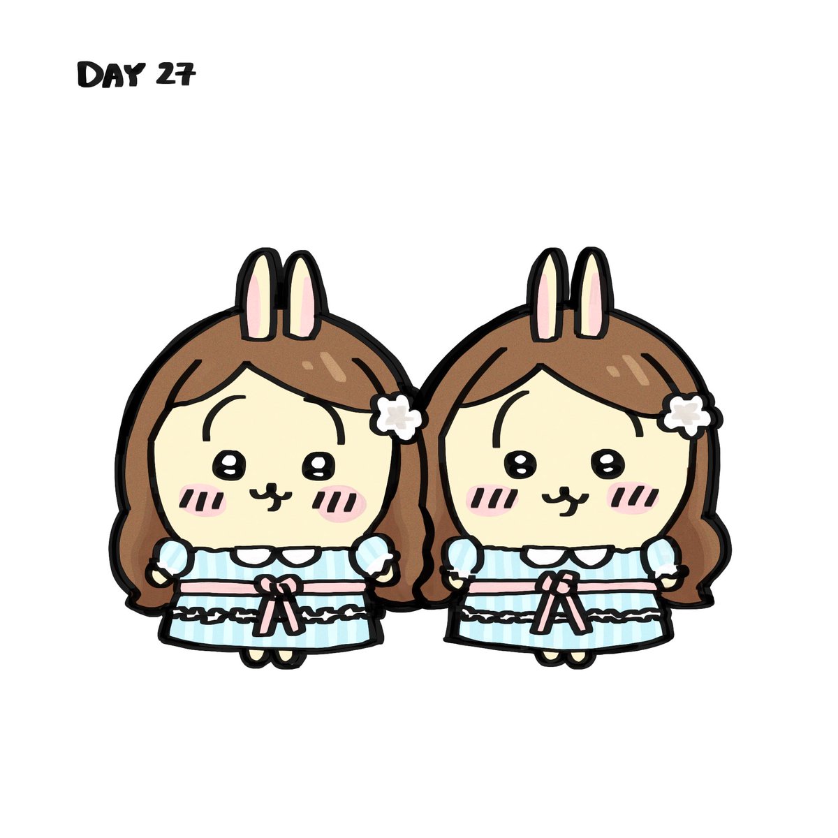 catfishisu's tweet photo. USAGITOBER DAY 27: Double Usagi https://t.co/PSJ1JQY4BH