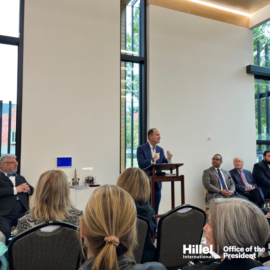 Had a great trip to Norman, OK for the dedication of the beautiful new OK Hillel building! Inspiring to see how ED Kasi Shelton and board chair Larry Davis brought together campus, community, and partners to make it happen. Excited for all the vibrant Jewish life ahead!