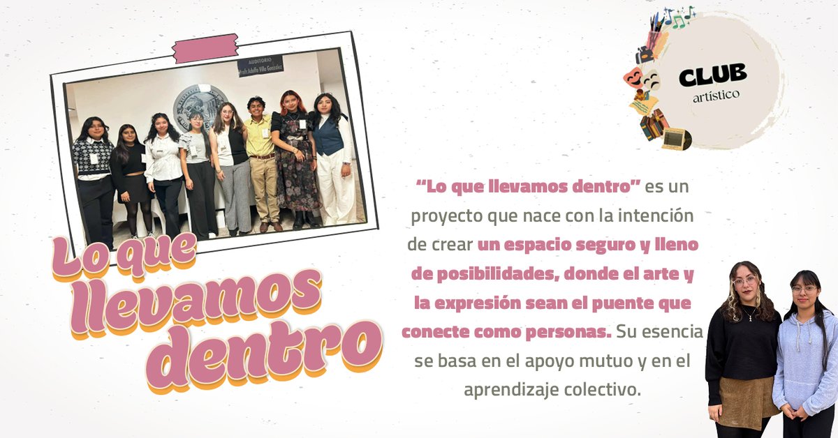 ConecteUAEMex's tweet image. Decir lo que piensas y sientes en la actualidad es casi imposible, sobre todo cuando eres un adolescente, pues el miedo a ser criticado te impide a hablar. Isabela Nava de prepa 1 tuvo una idea para evitarlo conecteuaemex.jimdofree.com/edici%C3%B3n-2…
#clubdelectura
#Loquellevamosdentro