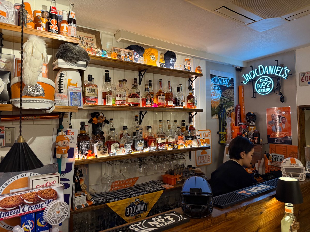 Everywhere you look, UT! Grateful for 1993 graduate Yoshi Momoki and his Good Ole Tennessee bar in Chuo City, Tokyo... a must-stop spot if you're ever in the area!
