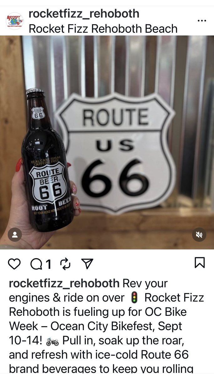 One for the road!  #route66sodas #rootbeer #craftsoda #historicroute66