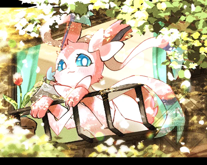 #フォロワーの推しポケが描きたい ニンフィア
