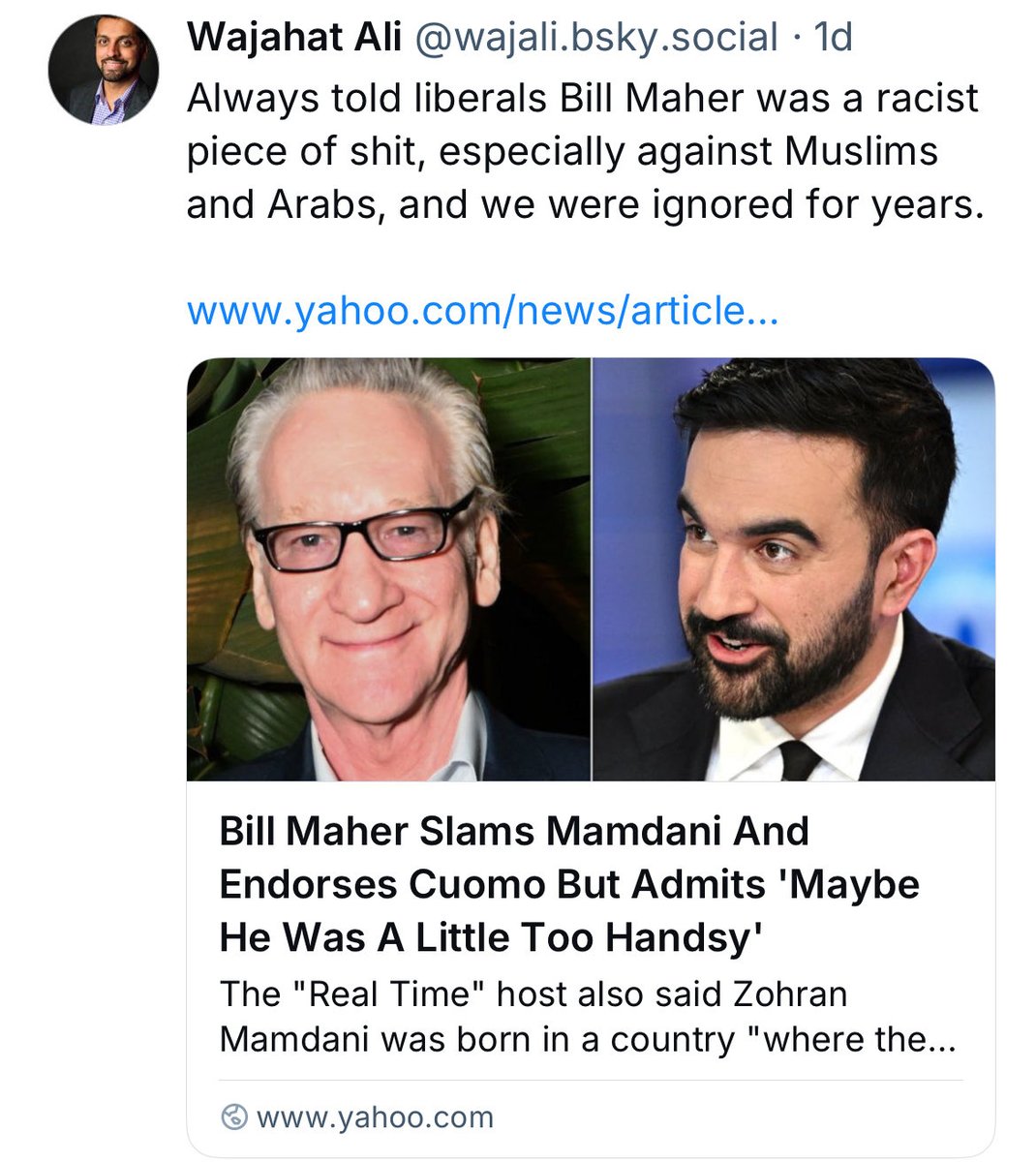 Maher is doing Democrat punditry wrong.