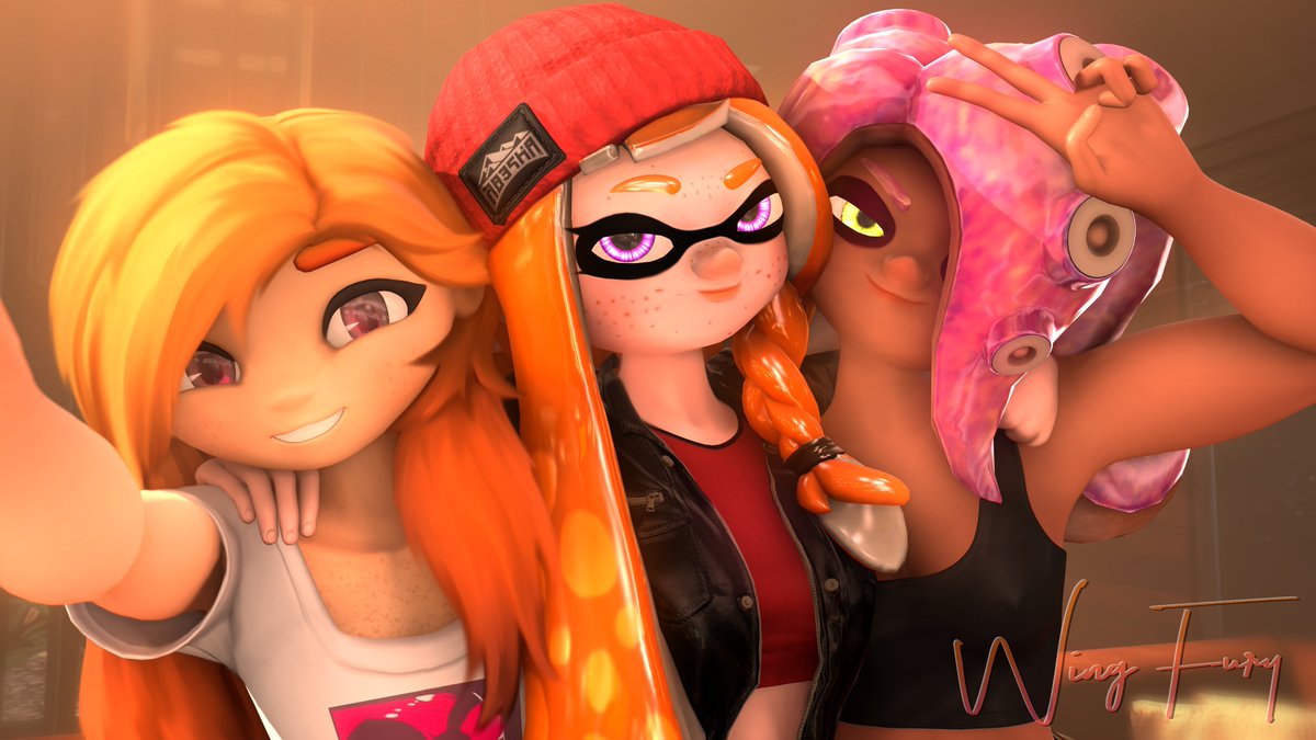 "The Reunion"

She might be retired as an actress but she's still our beloved fighter girl.
My casual take on how inkling Meggy would look a couple years later.

#SMG4Fanart #SMG4Meggy #SMG4Desti #SplatoonSFM