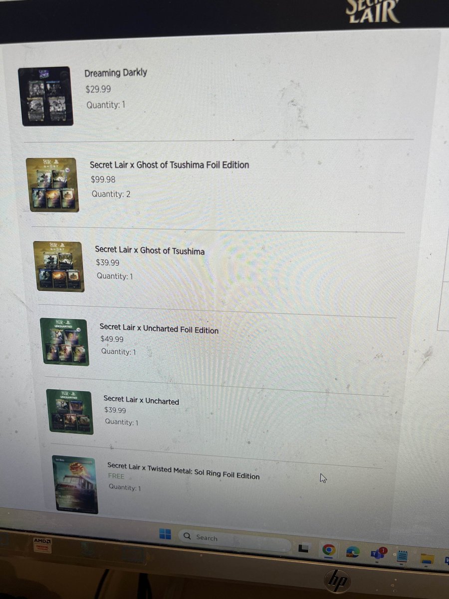 #Magic Secret Lair #Playstation wins happening all over the Dark Rarity server!

Did you crush it? We did!

Come by and hang with us. This is just one of many we've hit over the last few weeks!
discord.gg/6j4e7SGc7s

#Pokemon #TCG #msrp #Giveaway #magicthegathering #riftbound