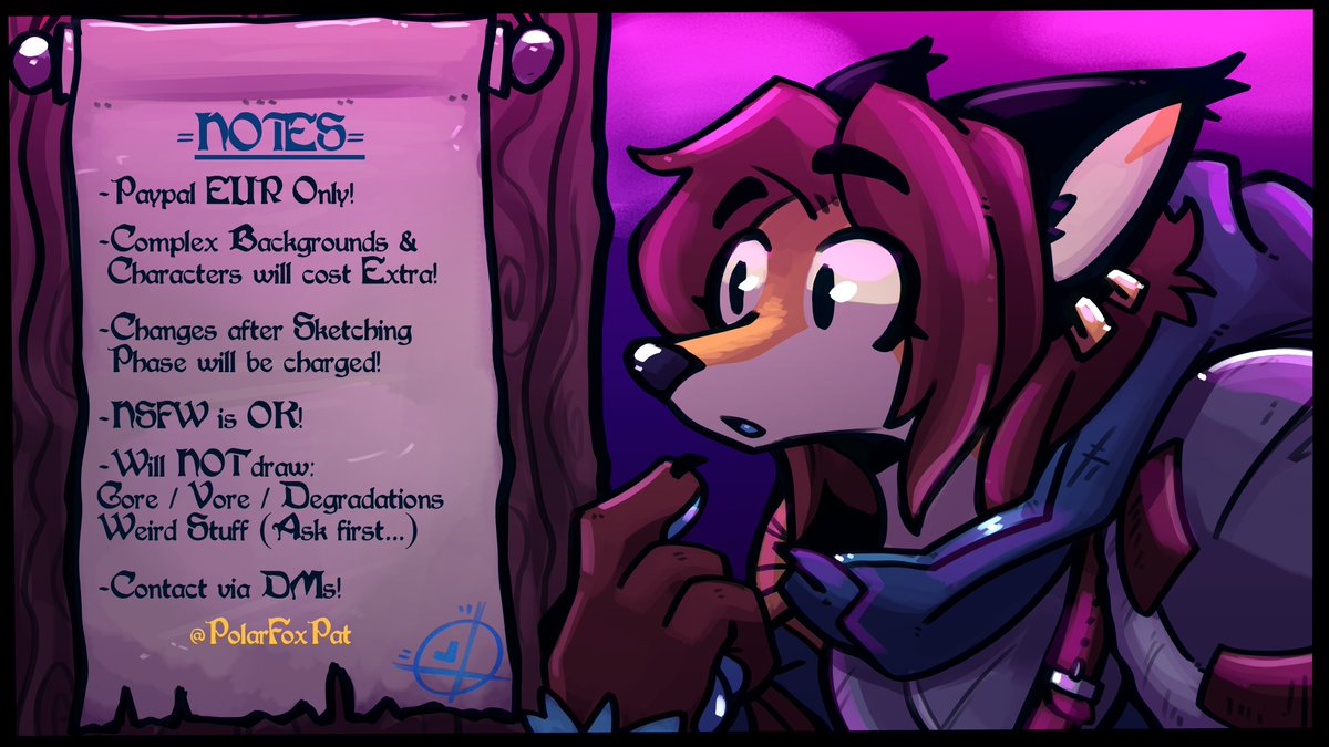 Commissions are Open! 4 Slots 💙✨
📨Contact via DMs &amp; Discord in bio!
🔄Reposts &amp; sharing is appreciated!