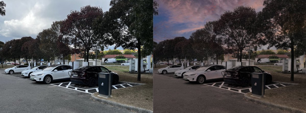 wpmed92's tweet image. Building on top of U^2 Net, I implemented matting + sky replacement, and multiply blending mode fully with tinygrad Tensor operations.
Inputs: original photo, new sky, U^2 Net generated mask
1, Erase the sky from original image:
masked_out_sky =…