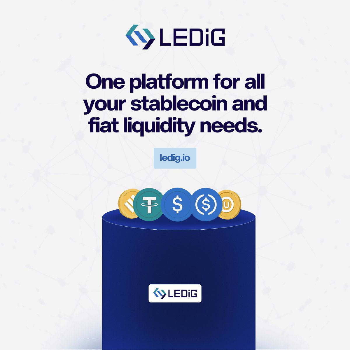 LEDiG_Tech's tweet photo. Access all your Institutional stablecoins-fiat, and fiat-stablecoins liquidity in one platform.
We are fast, reliable and offer competitive rates.
Send us a DM to begin.
#Ledig #USDT #USDC #BASED #BASE #remittance https://t.co/WpxONV3O1B