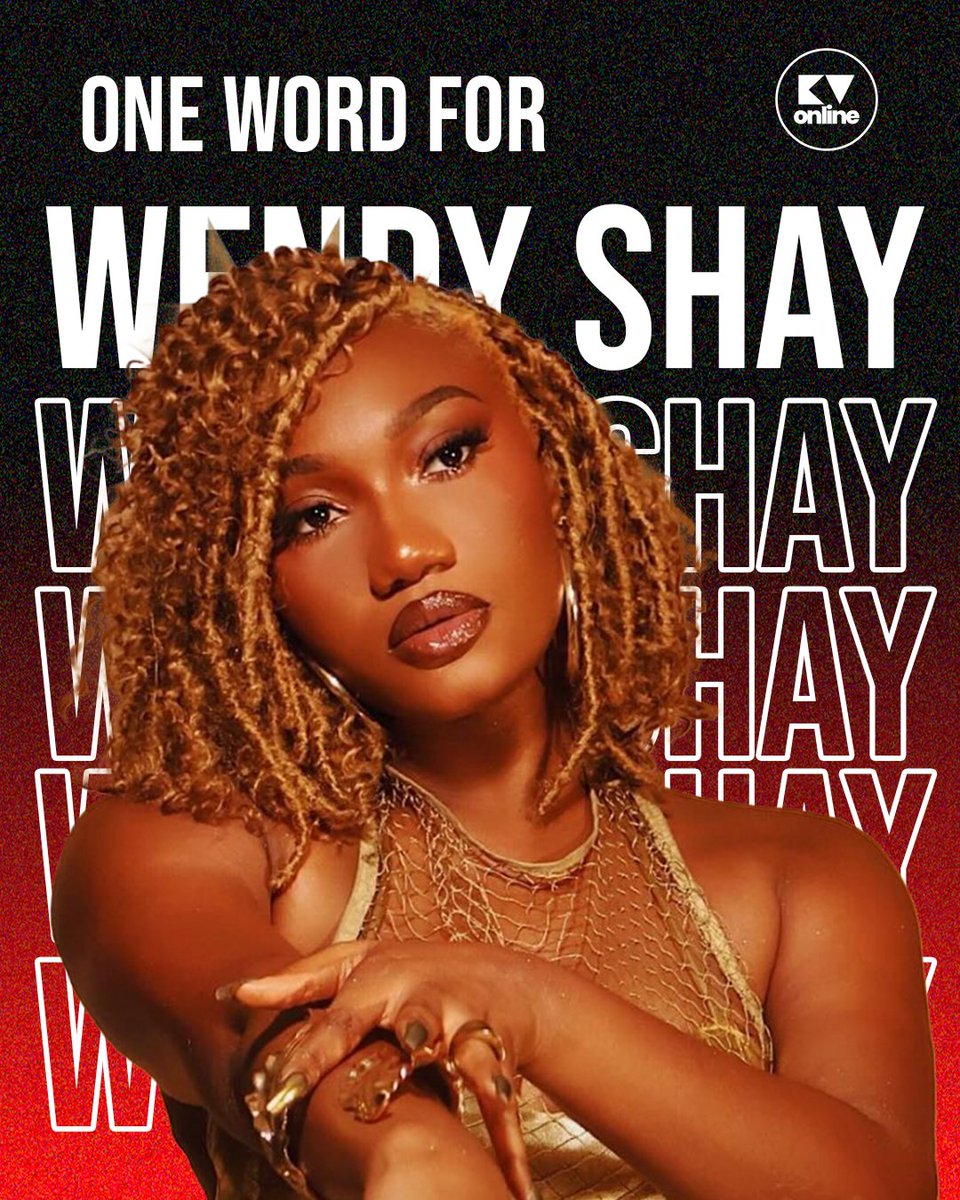 KVOnlineTalent's tweet photo. ONE WORD for the incredible @wendyshaygh? Let us know in the comments! 🔥 

#WendyShay #GhanaMusic #ShayGang #Afrobeat #MusicStar #KVOnline https://t.co/xGNRBMWIJ1