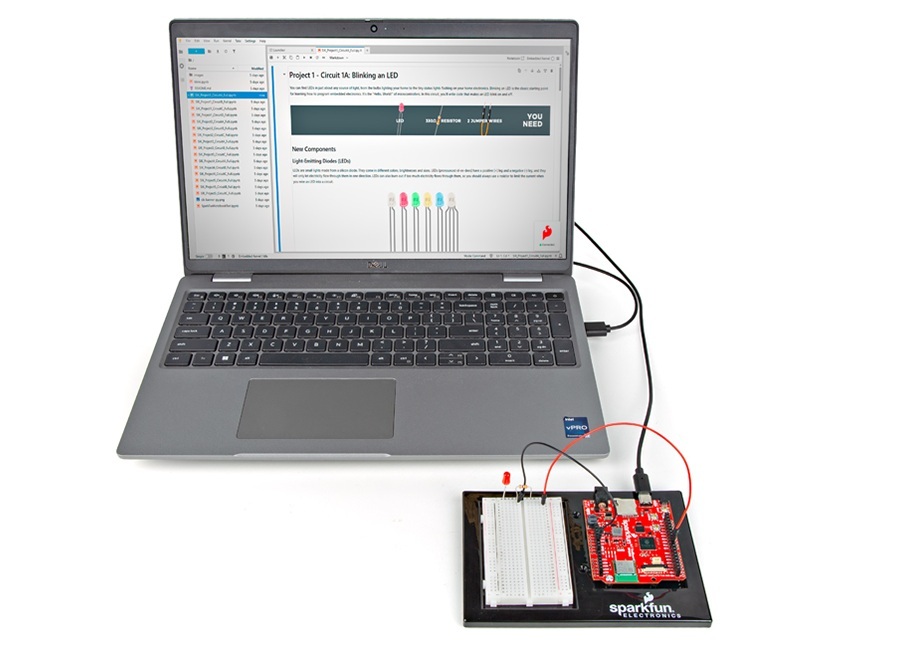 sparkfun's tweet image. Hate complicated software setups? The SIK for MicroPython lets you code and learn right in your browser. Our Jupyter Notebook guide gets you building circuits instantly, no installation required.
hubs.ly/Q03QfXJt0
#LearnToCode #MicroPython #Jupyter #NoInstall