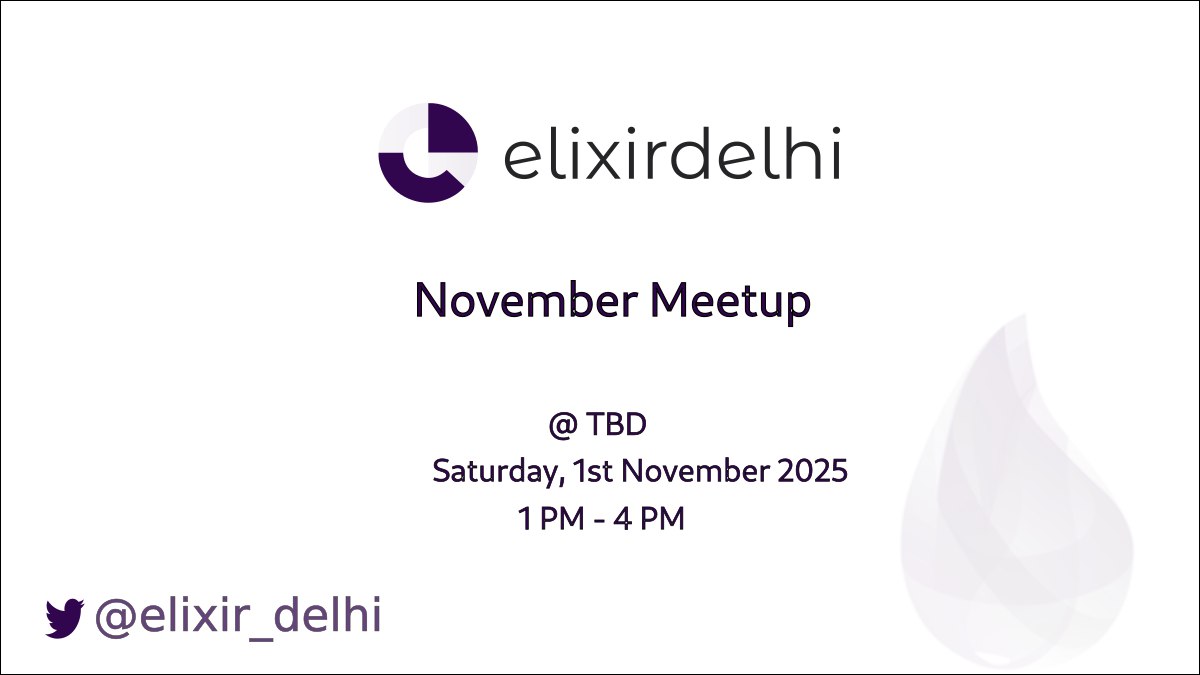 elixir-delhi tweet media