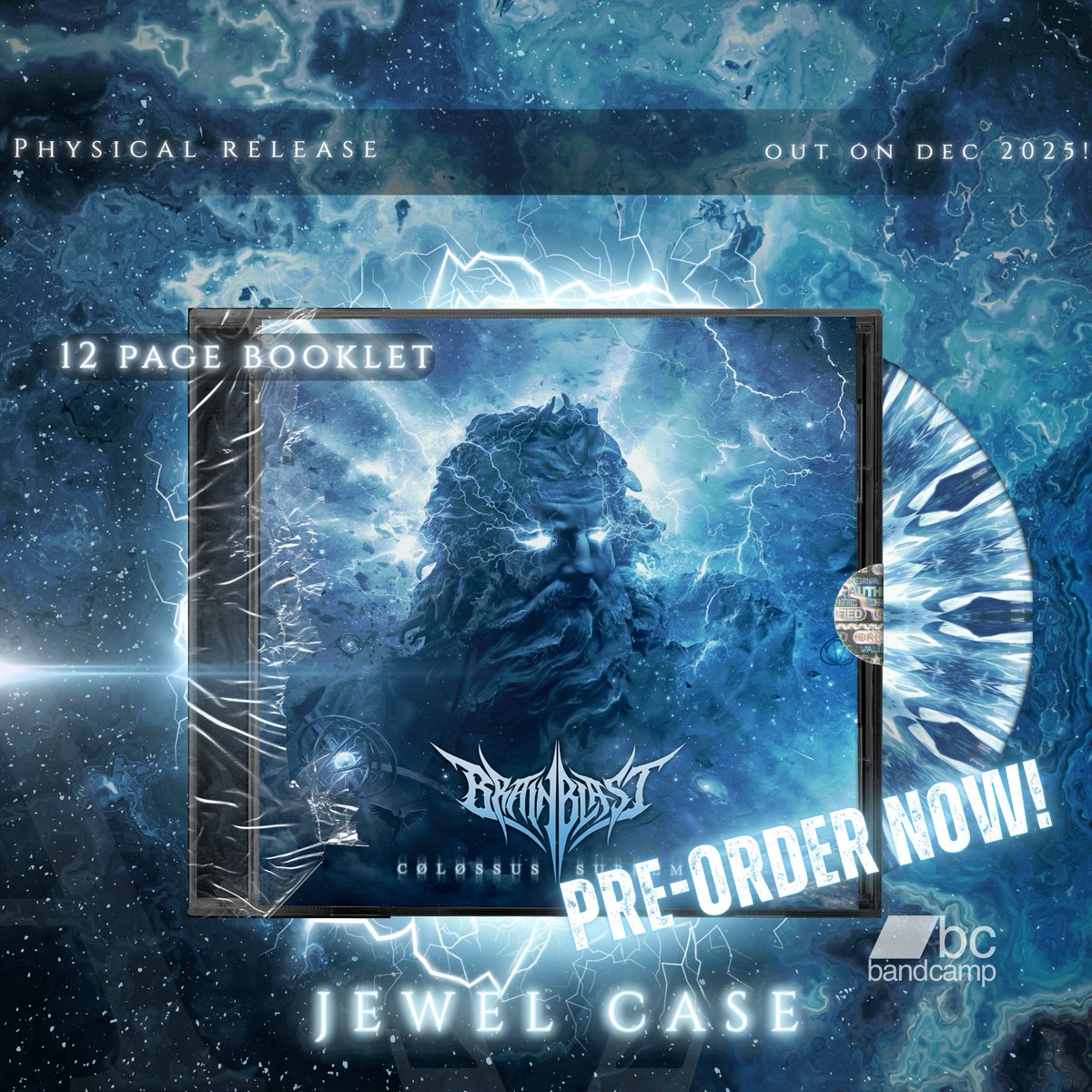 BRAINBLAST_BAND's tweet image. 🚨 COLOSSUS SUPREMA WORLDWIDE PRE-ORDER OPEN! 🚨

Our debut album is coming — grab your copy NOW! 💿
Available in:

• CD Jewel Case
• Deluxe Digipack Edition

⚠️ Limited units made to fund the release order before they’re gone!

👉 Pre-order below!

#Brainblast #ColossusSuprema