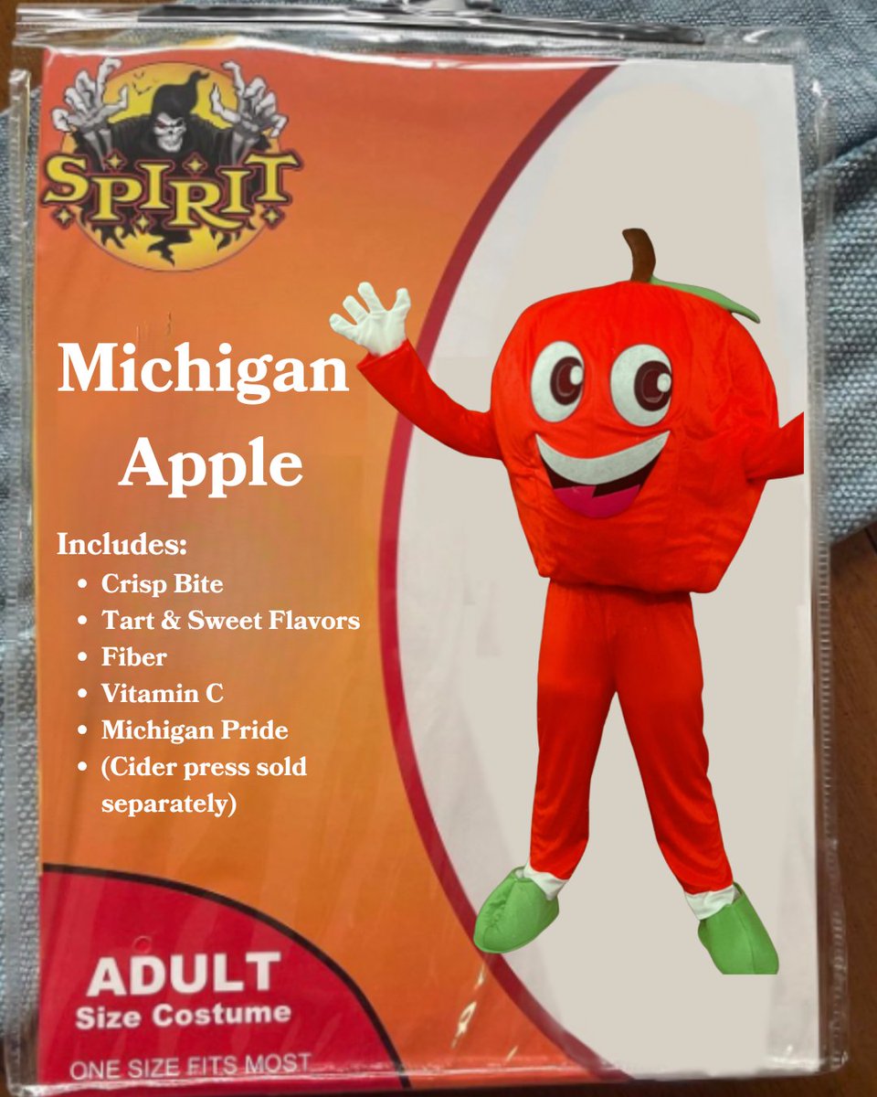 Michigan_Apples's tweet photo. This year’s must-have costume: crisp, juicy, and orchard-fresh.👻🍎
#MichiganApples #AppleCrisp #CoffeeLovers #FallFlavors #AppleSeason #CoffeeTime #MorningCoffee #HomemadeSyrup #CozyVibes #FestiveFlavors https://t.co/JZUbLnaAEE
