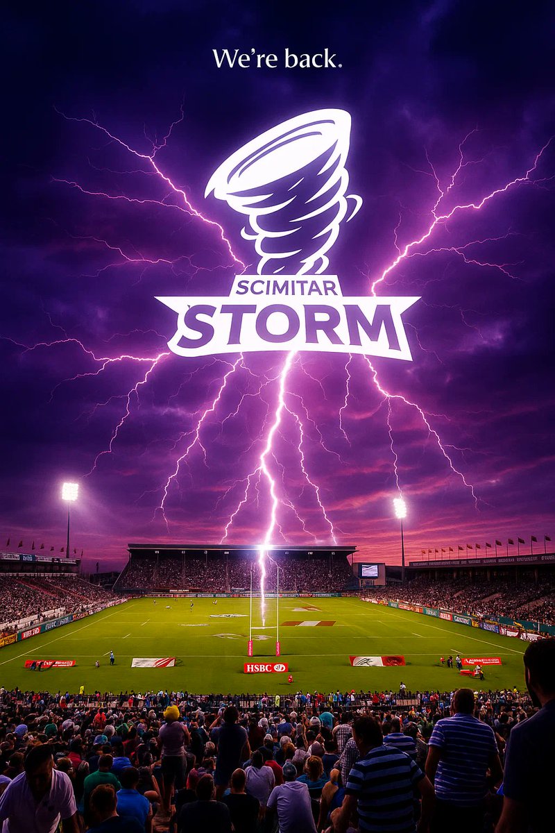One month to go until the Storm takes on their next tournament!🌪️

Any guesses where we will be headed..?👀

#ScimitarRugby #ScimitarStorm #Rugby7s #RugbySevens #SevensSeason