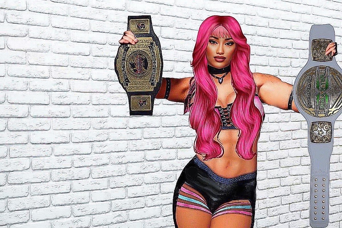 #2BeltsAmaya 💕
.
.
.
.
#TheLovebomb #WWE2k25 #EFed #MinaShirakawa