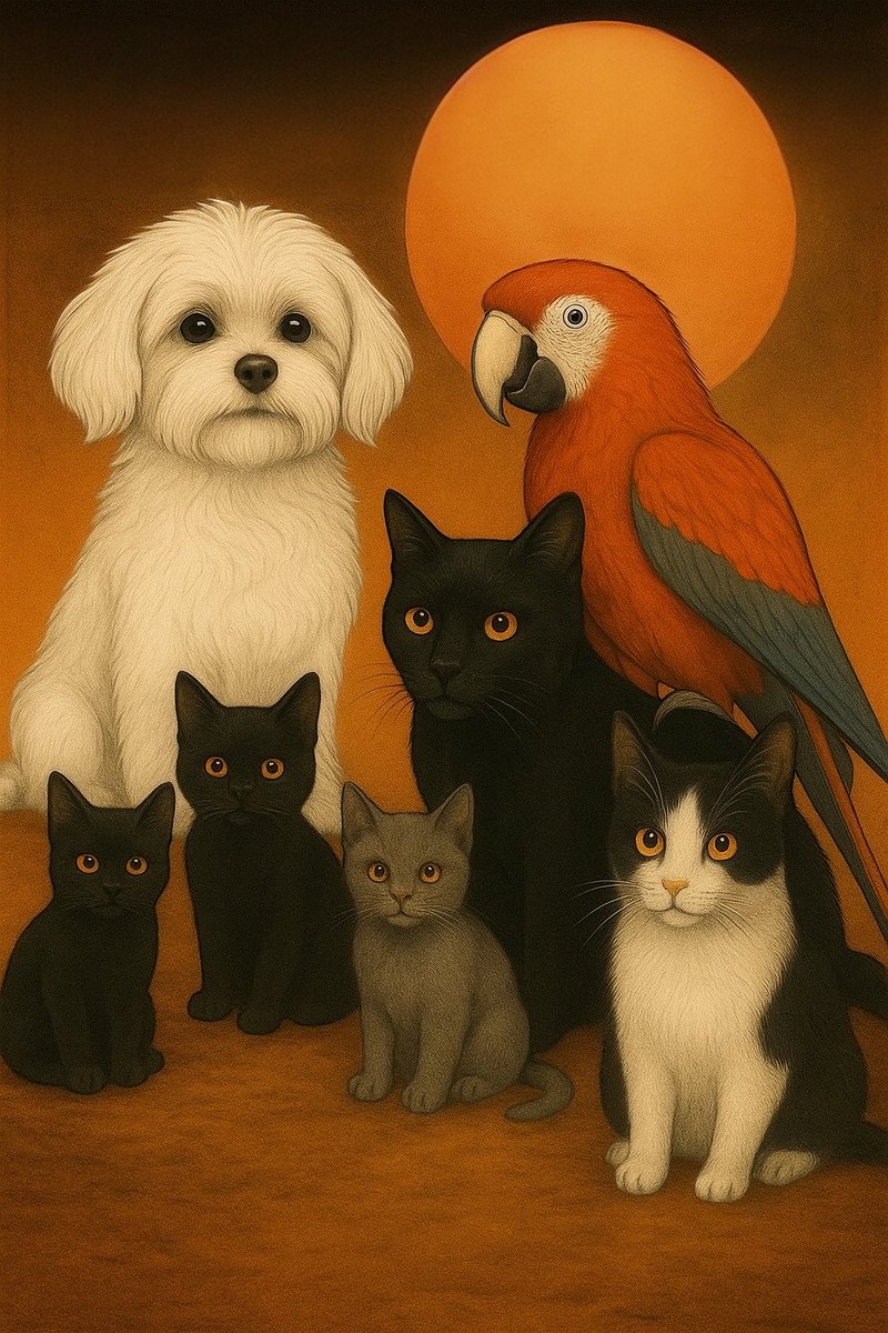 pritzio's tweet photo. 27.10.25 🦜🐕🐈🐈‍⬛ 

Hoy regresan quienes nos tocaron el corazón sin palabras ❤️ https://t.co/M4f23TQqjJ