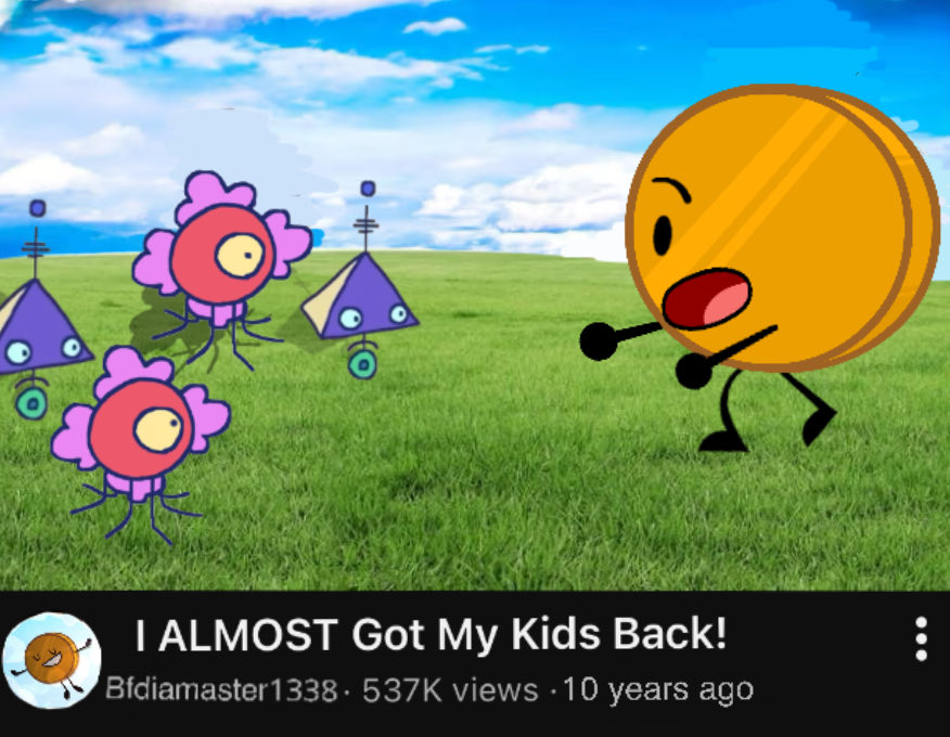 I was thinking about those aliens that Coiny adopted in BFDIA 20.
No Coiny bfdi news today.