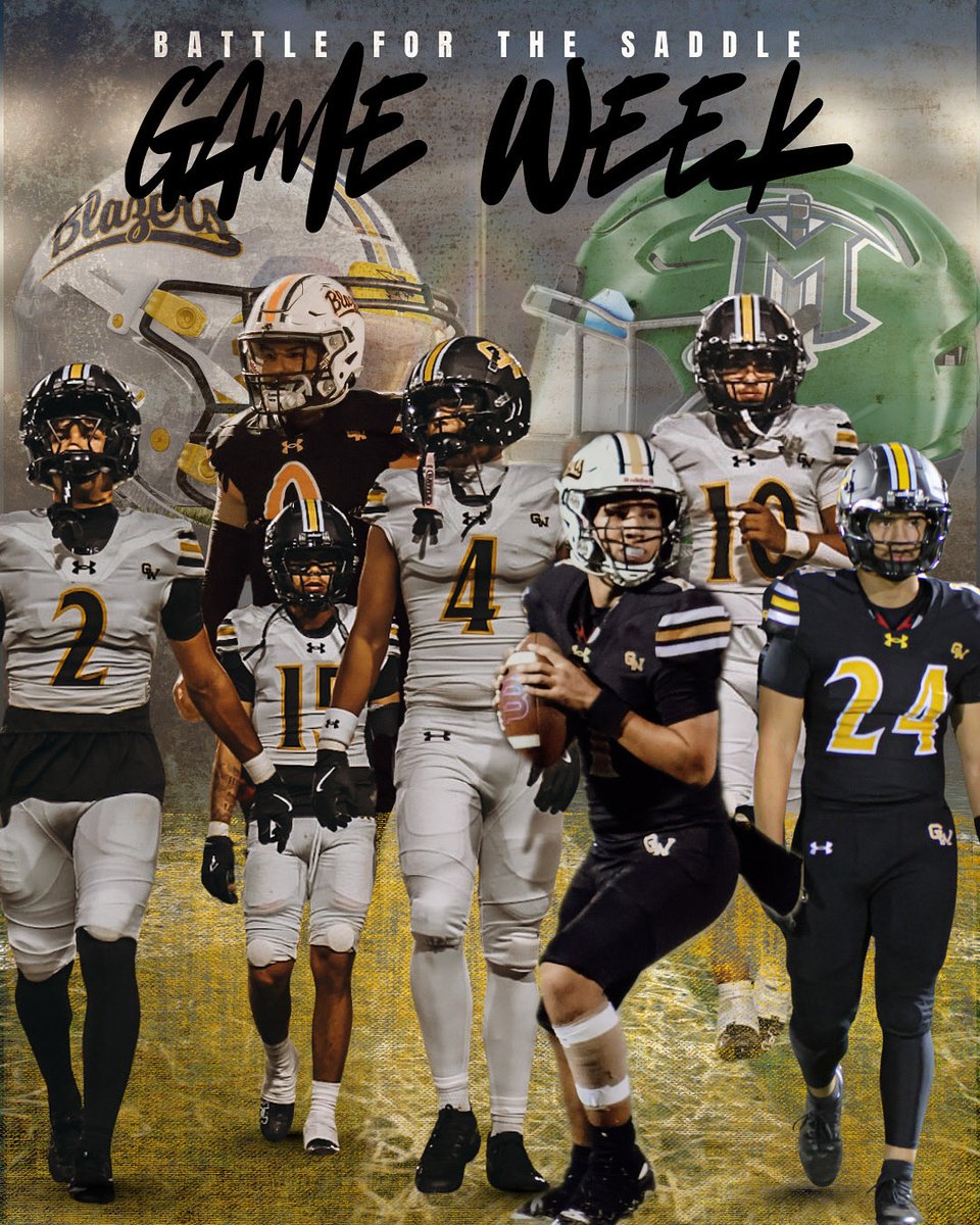 GWTrailblazerFB's tweet photo. Game week! 
@AdrianHuerta07 @CadillacPina_15 @RileyCollins610 @isaactoocold81 @J27NAJERA @RowenCollins10 https://t.co/iWuDhkOklo