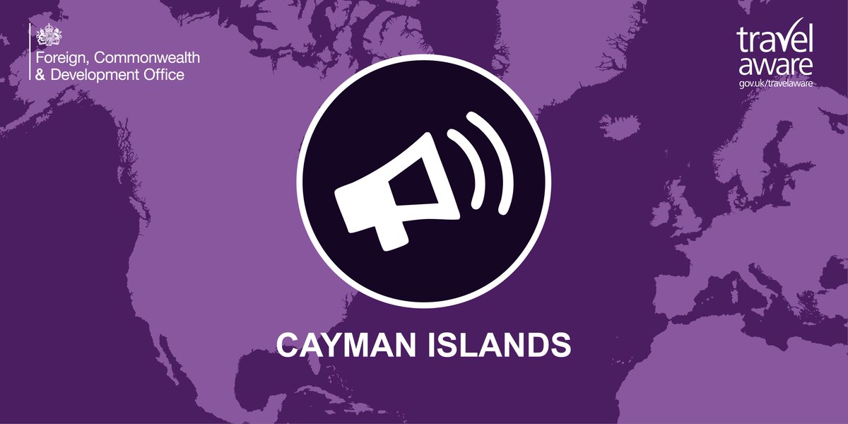 FCDOtravelGovUK's tweet image. #CaymanIslands: Read our latest travel advice on new information about Hurricane Melissa: ow.ly/IiKN50XivjV