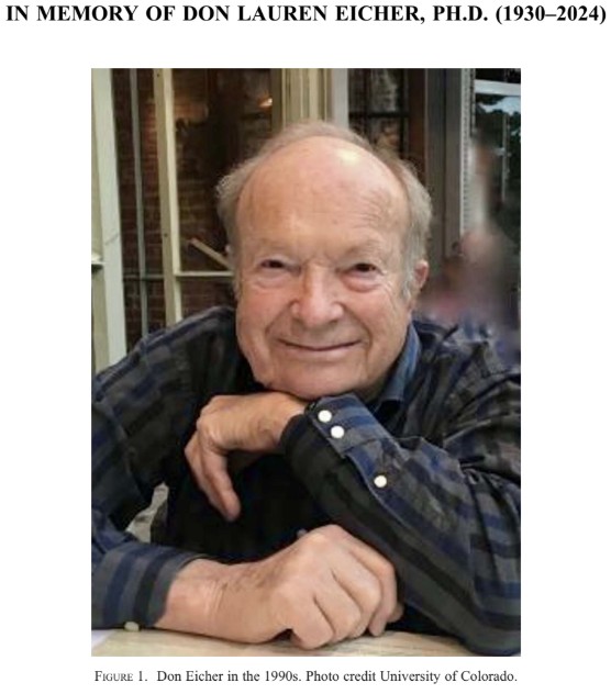 Paleojim's tweet image. Lost an important keystone of my Ph. D. committee. Don Eicher was an expert on Cret. forams and a great guy who was a great counterpoint to Erle Kauffman, &quot; Captain Cretaceous.&quot; W/ Bill Cobban, ammonites &amp;amp; Bill Hay, paleoclimatology I had pretty amazing advisors. @utahgeological