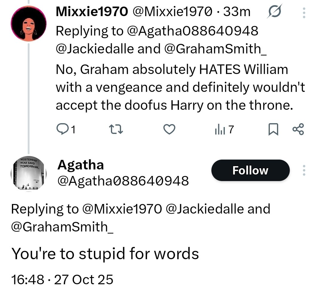 No <a href="/Agatha088640948/">Agatha</a>, it's you who have a problem with words.

It's "too".  Not "to".
And Harry's still a doofus 🤡