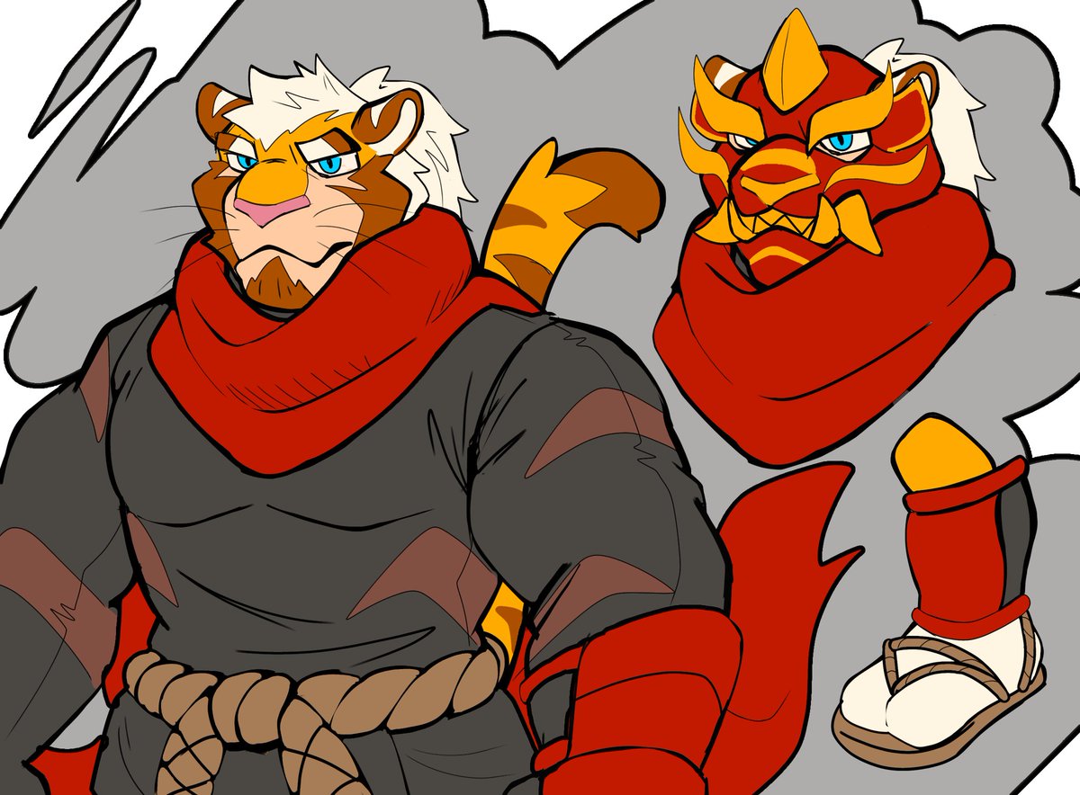 New character, Koga the tiger ñaw 🐯