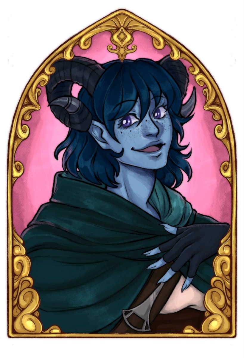 More <a href="/LauraBaileyVO/">Laura Bailey</a> girlies!!! Have some Jester and Vex art. Still plucking away at this series!

#criticalrole #criticalrolefanart