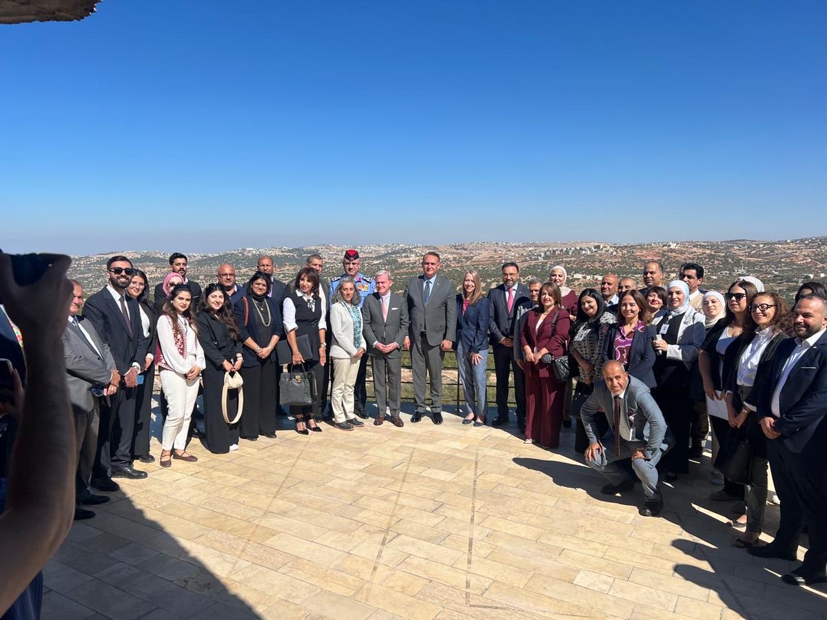 nusrathghazzali's tweet photo. 🌿 Promising beginning to Jordan’s “Environment &amp; Climate Month” under the patronage of H.E. Dr. Aiman Soleiman, Minister of Environment, at the Royal Academy for Nature Conservation 🇯🇴.

Glad to join partners &amp; 🇫🇷 @FranceenJordanie in advancing #ClimateAction 
@IOMJordan https://t.co/sEvKWYlXs1