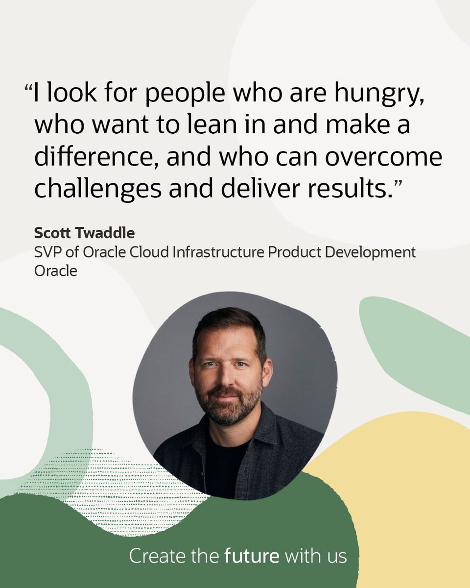 OracleCareers's tweet photo. Exciting news! Oracle is growing in Nashville. OCI SVP, Scott explains the career potential: https://t.co/DsvHYmCnFI https://t.co/gArYus5DN9