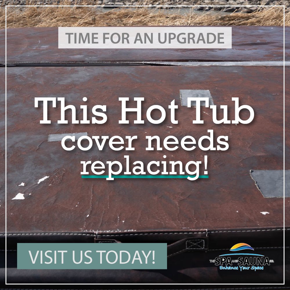 If your hot tub cover looks like this one, it's time to visit us for a variety of replacement used cover options.

Prices start at just $199.

 #usedhottubcover #replacementcover #spaandsaunaco #enhanceyourspace