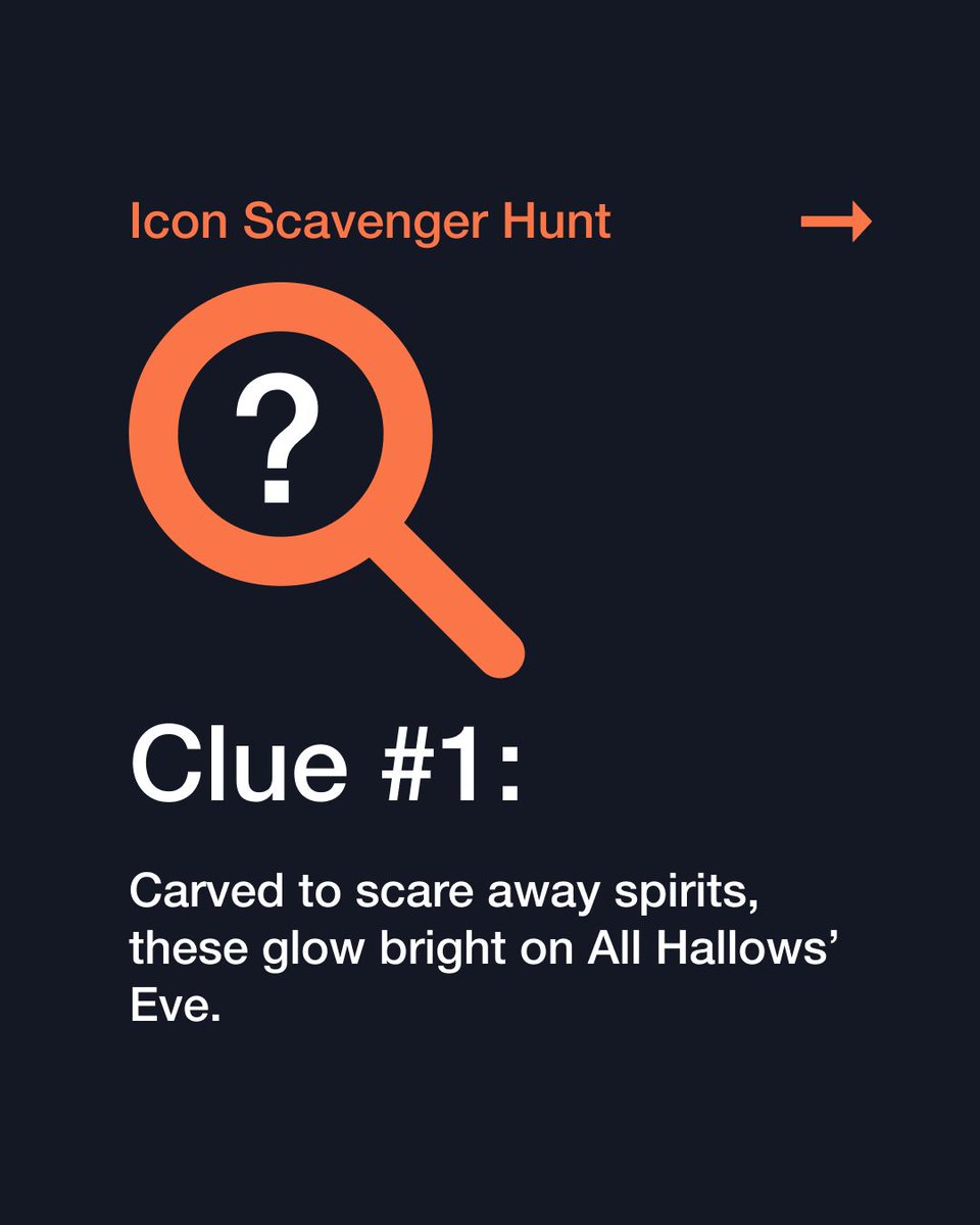 Our Halloween Scavenger Hunt is LIVE on Instagram!
Find &amp; post icons to win prizes including $100 and a Creator Pro account!

Read the post for more details on how to play: buff.ly/CcjloTV