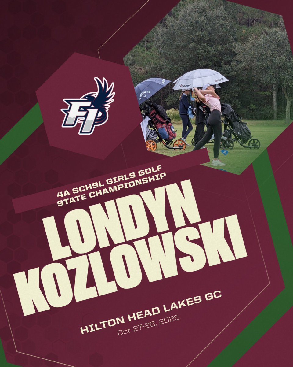 Good Luck to Londyn Kozlowski and Girls Golf Team <a href="/SCHSL/">SCHSL</a> 4A State Championships today &amp; tomorrow #R1SEUP @innvision_fihs <a href="/FuryBoosters/">Fury_Boosters</a>