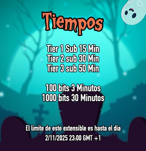 Me complace anunciar el 

✨EXTENSIBLE de HALLOWEEN✨ acompañados de <a href="/StarDoor01/">StarDini Victorini</a> 🔥

Vamos a empezar este día 31 y será extensible hasta el domingo 2 de Noviembre a las 23H (Hora española)👻

En los siguientes posts iré explicando los sorteos, actividades...

❗️NO PODEIS FALTAR👽