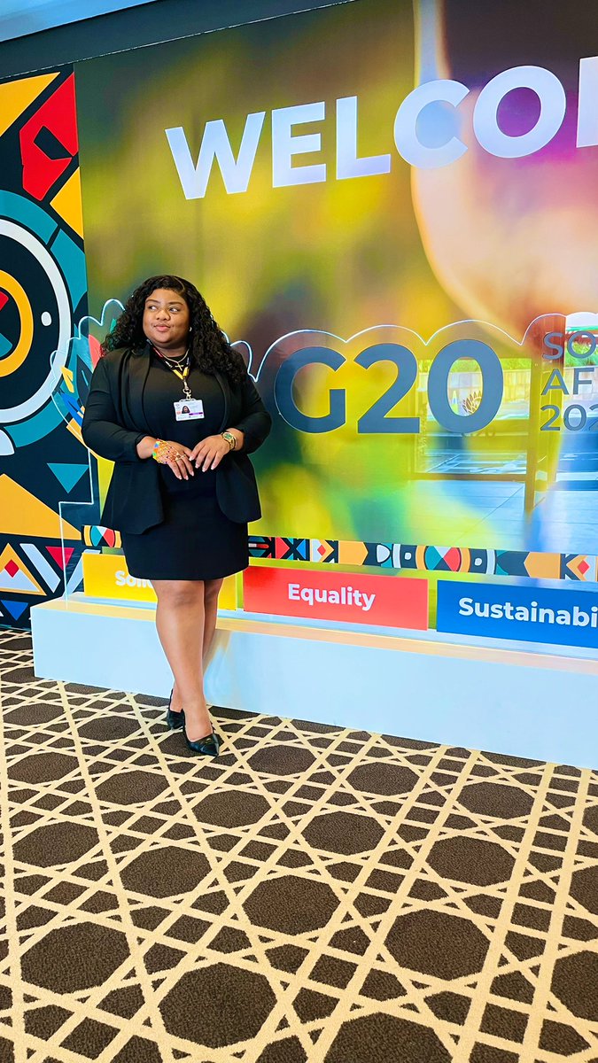 nomalangamathe's tweet photo. So honoured to be part of the G20 in KZN 🥺 #GratefulToGod 🙏 https://t.co/Ymd7Q4m6ek