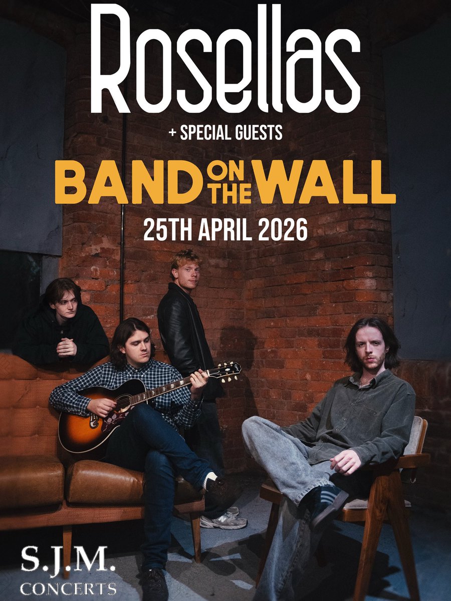 We can’t thank you all enough for the support we’ve had so far for our <a href="/bandonthewall/">Band on the Wall</a> show in April 🌹

Tickets are flying out and it’s going to be a very special night. Believe us, it will be worth the wait 💥

Tickets 🎫 - seetickets.com/event/rosellas…