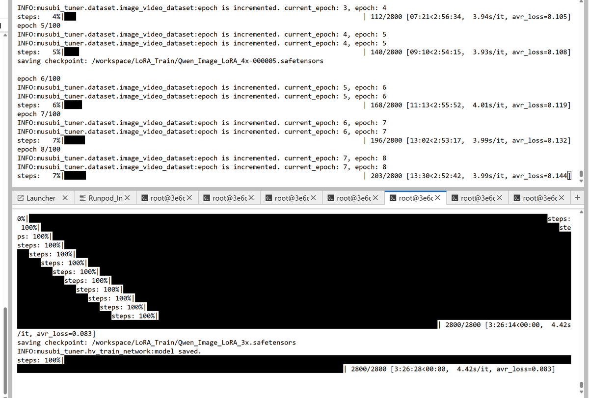 RTX 5090 Qwen Image LoRA training Speed are like 3.85 second / it for FP8 Scaled and 4.5 second / it for BF16 - 128 Rank - 1328px - For Linux only sadly - Windows still much slower due to Block Swap GPU - RAM synch issue