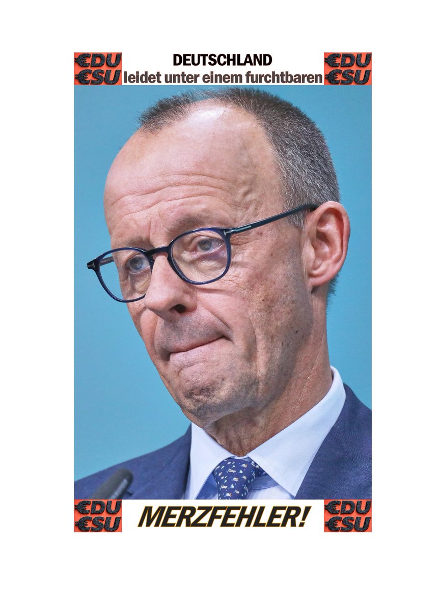 WhHartmann's tweet photo. #Deutschland hat einen #MerzFehler!

#Merz #Stadtbild #MerzKannNichtKanzler https://t.co/BtLIhfhsez