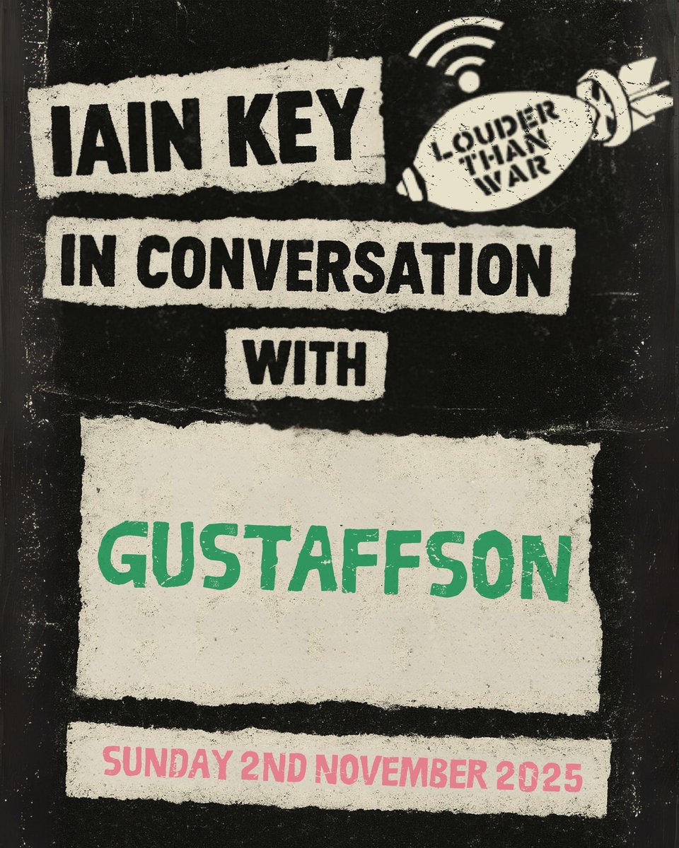 My guest this weekend on my 'In Conversation...' for LTW Radio is <a href="/TheAndrewGower/">Andrew Gower</a> of the band <a href="/thegustaffsons/">Gustaffson</a> who release their new single Dance To The Algorithm this Friday.

The eye-catching video for the single will be on <a href="/louderthanwar/">Louder Than War</a> on Friday morning...