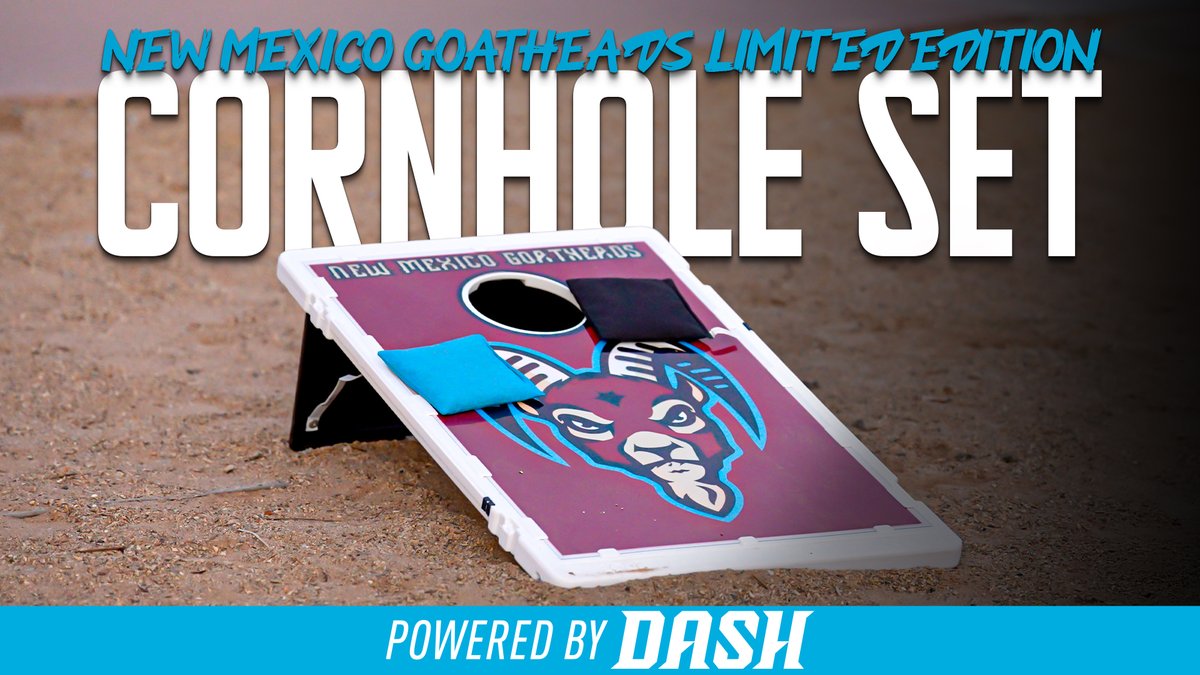 It’s the final day! ⏳

Don’t miss your shot at a limited-edition New Mexico Goatheads cornhole set (bags included).

Get your raffle tickets now before it’s gone!

➡️ brnw.ch/21wWYu4