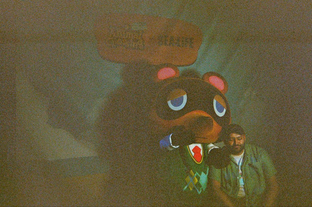 got a random disposable camera developed and it was legit just pics of me and tom nook