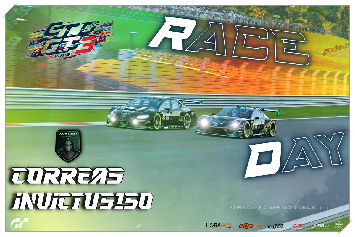 🏁 RACE DAY 🏁 in <a href="/thegranturismo/">Gran Turismo</a> 
by <a href="/EPLF_Azkenportu/">R-EVOLUTION</a> 

🎯 DGT IMSA GT3 🎯

Esta noche nuestros Caballeros🛡️ vuelven al asfalto en tierras niponas 🇯🇵, listos para dar espectáculo 💚⚔️

🔹 Primera carrera: 21:30 h
🔹 Segunda carrera: 22:30 h

📍 Circuito: Fuji Speedway (Corto)
