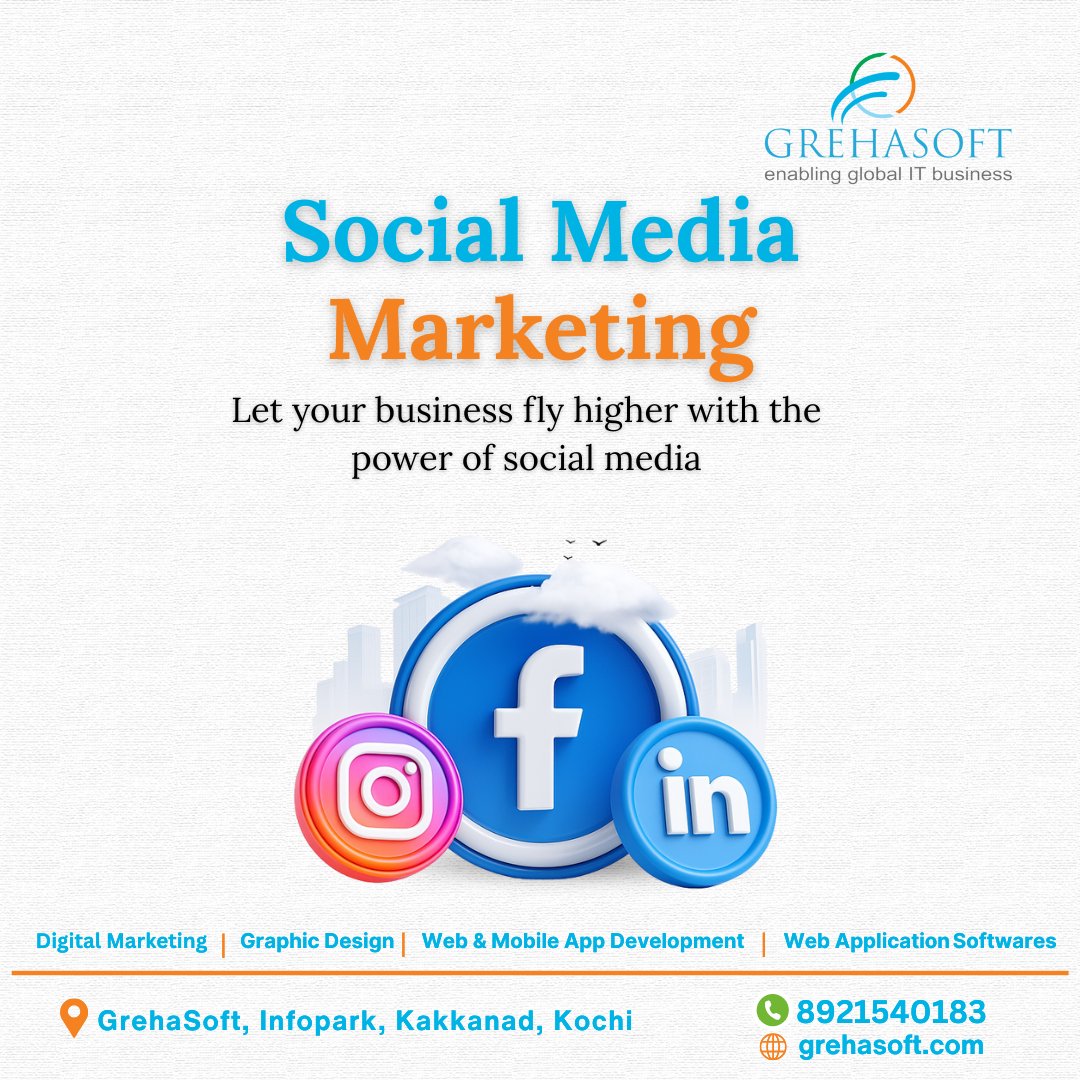 grehasoft's tweet image. Let your business fly higher with Grehasoft’s social media marketing expertise! From strategy to engagement, we help your brand reach new heights and connect with the right audience.

Visit our website to learn more: grehasoft.com

#Grehasoft #socialmedia