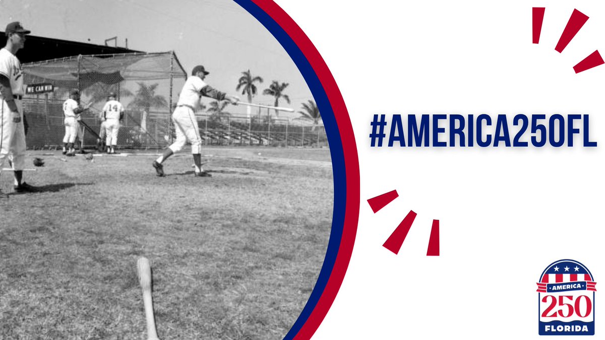 Florida’s spring training sites have attracted teams and visitors for more than 100 years!
#America250FL <a href="/FLACommerce/">FloridaCommerce</a>