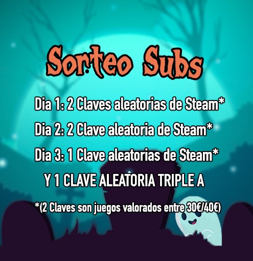 👻Tendremos sorteos en el extensible, 

Cada día desbloquea nuevos sorteos y actividades , así que si no llegamos al segundo o tercer día… ¡esos sorteos no se harán! 👀

Hay un sorteo más... pero ese tendrá su propio post👽🔥