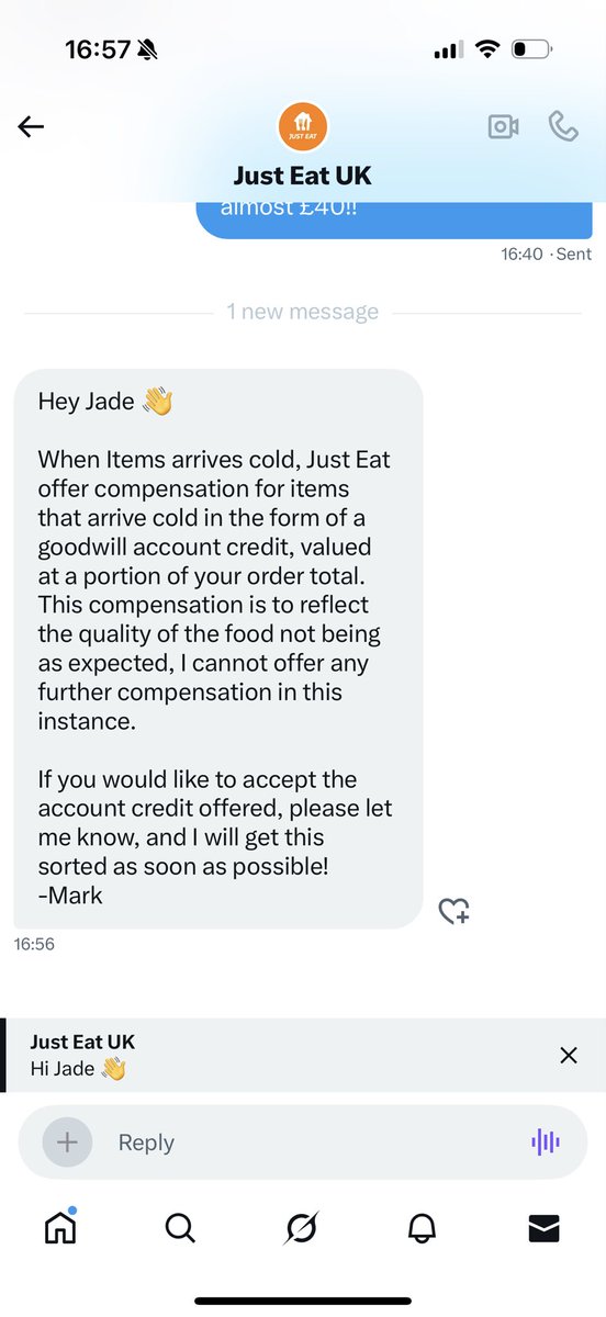 JadeM_RN's tweet photo. @JustEatUK @McDonaldsUK this really isn’t acceptable is it? How does it take 1 hour 40 mins and then turning up stone cold &amp; inedible. Costing over £37 &amp; that’s what they want to refund. Maybe @McDonaldsUK shouldn’t use just eat anymore!! 2 times in a row there has been an issue https://t.co/07pcI1ltu6