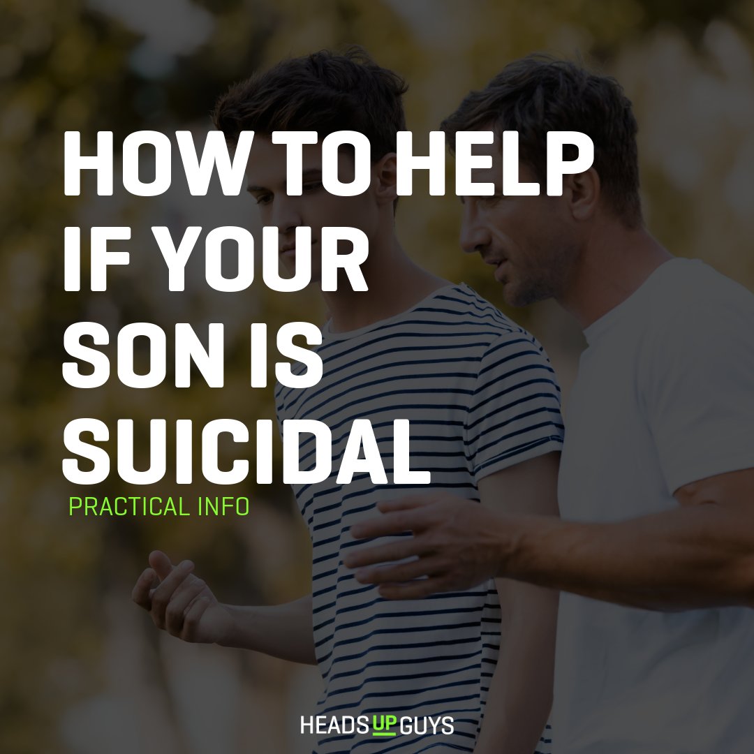 HeadsUpGuys's tweet image. Finding out that your son is dealing with thoughts of suicide can be overwhelming.
Your presence, understanding, and guidance can play a critical role in your son’s road to recovery. 
 Learn what you can do to support your son in these moments.

headsupguys.org/how-to-help-if…