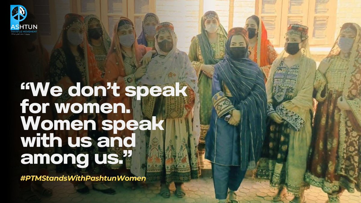 #PTMStandsWithPashtunWomen