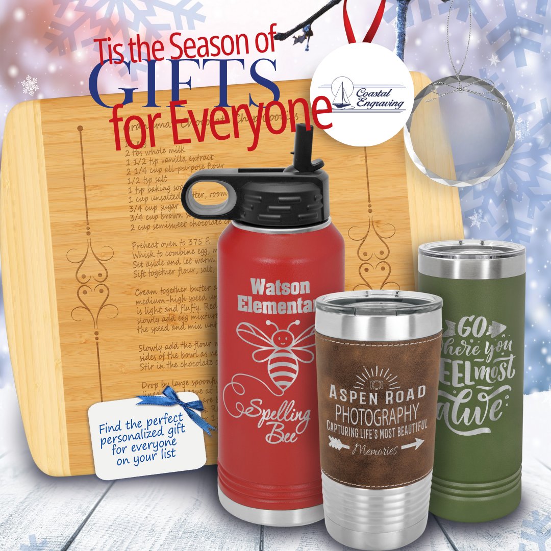 CoastalEngraveC's tweet photo. ’Tis the Season of Gifts! 🎁
Celebrate moments that warm hearts with personalized tumblers and coffee mugs.
Whether it’s for family, friends, or coworkers, customize our drinkware. ☕✨
🛒 Order yours today!

#SeasonOfGifts #PersonalizedGifts #CustomTumblers #CoffeeMugs https://t.co/pYFBWUSYsD